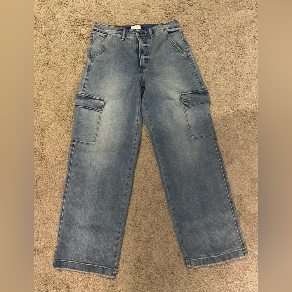 Jessica Simpson Cargo Denim Jeans, Size 6